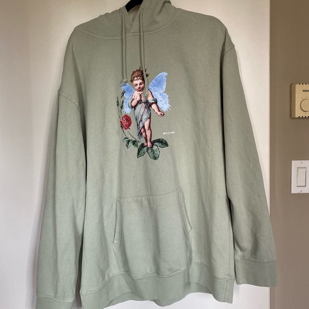 sage green BOYS LIE hoodie